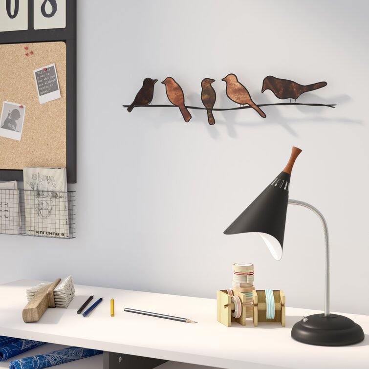 Andover Mills Birds On A Wire Wall D Cor Reviews Wayfair Canada   Birds On A Wire Wall Décor 